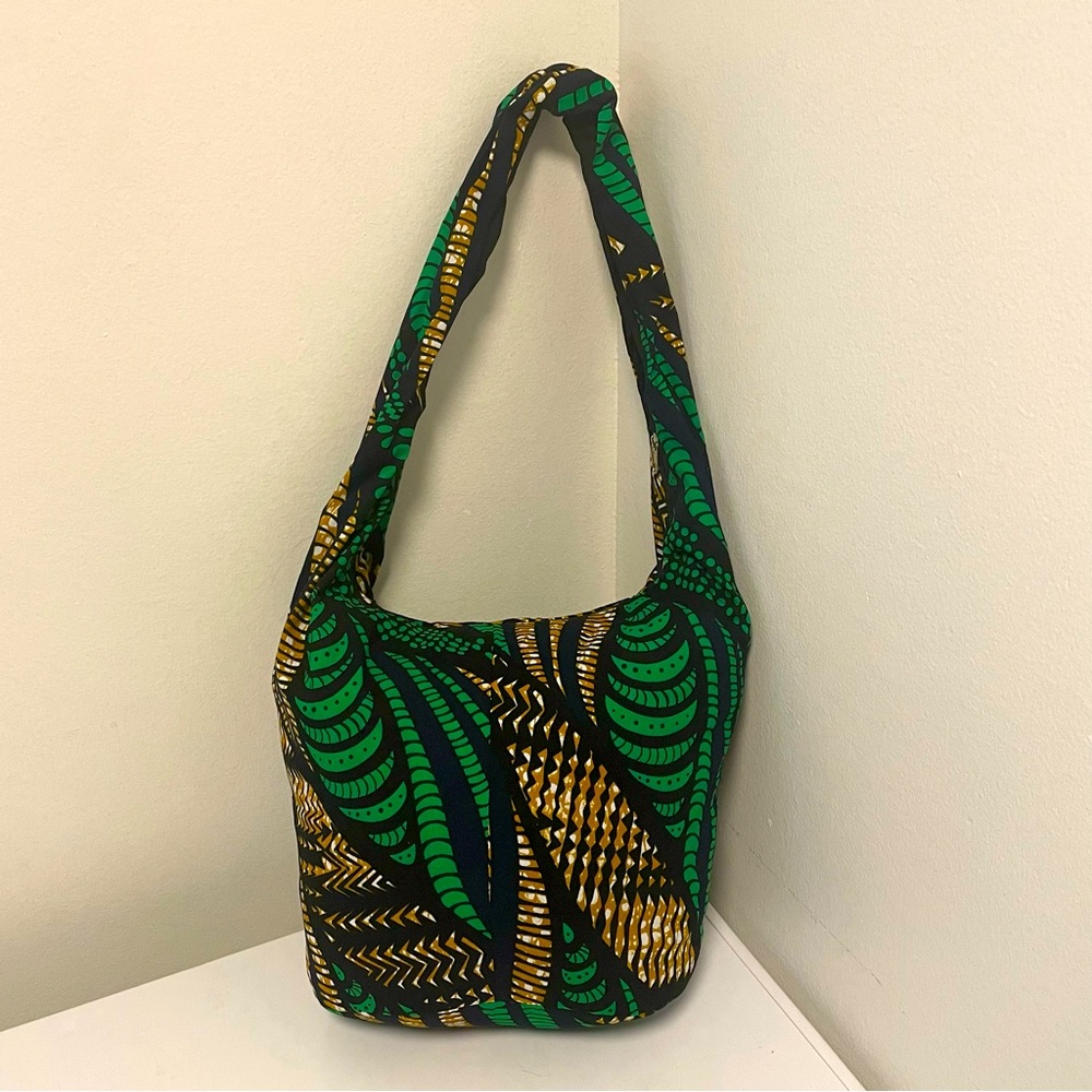 Ankara African Print Market /Tote Bag